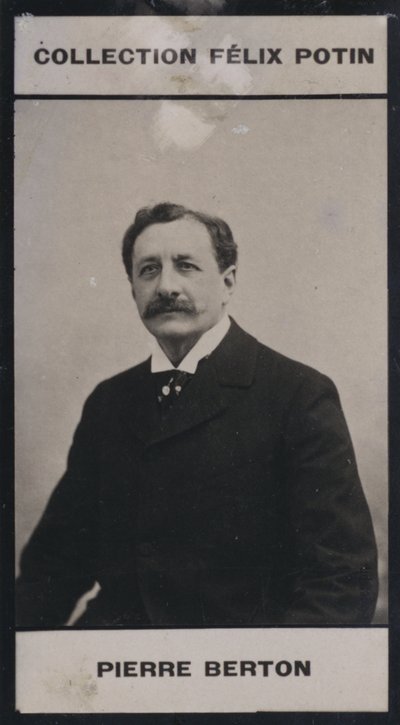 Pierre Berton (1842) (s/h-billede) af European Photographer