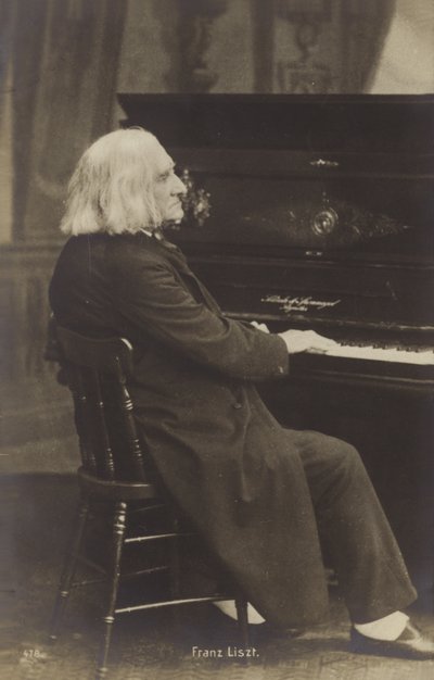 Portræt af Franz Liszt af European Photographer