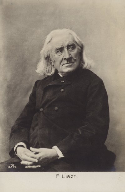 Portræt af Franz Liszt af European Photographer