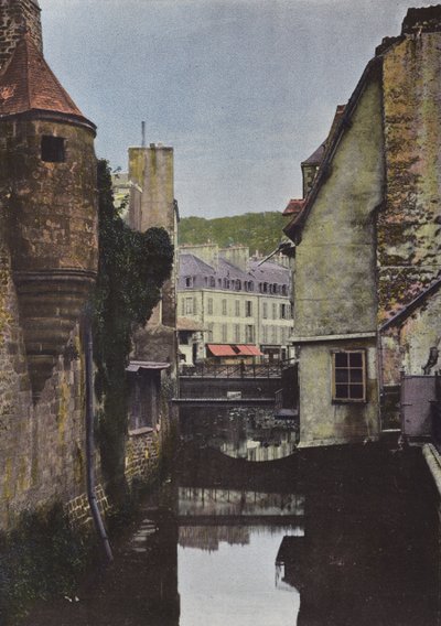 Quimper, gamle huse Rue Du Pichery af European Photographer