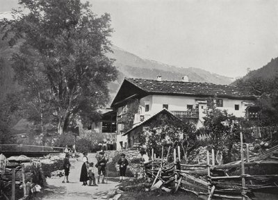 Sandwirt, Sandhof, i Passeier-dalen, Andreas Hofers fødested (s/h-foto) af European Photographer