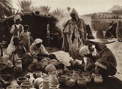 Touggourt Oasis, Pot Market (s/h-foto) af European Photographer