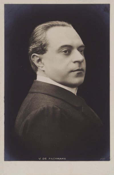 Vladimir de Pachmann, russisk-tysk pianist af European Photographer