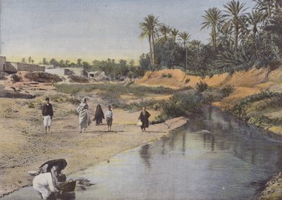 Udsigt over kanterne af Oued-Gabes af European Photographer