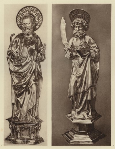 Ord i Nürnberg, St. Bartholomew; Aachen, St. Peter (s/h foto) af European Photographer