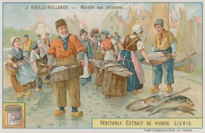 Et fiskemarked i det gamle Holland af European School