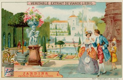 En fransk have fra 1700-tallet af European School