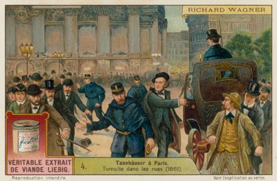 En forestilling af Tannhauser i Paris af European School