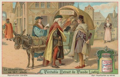 En rejsende boghandler i 1500-tallet af European School
