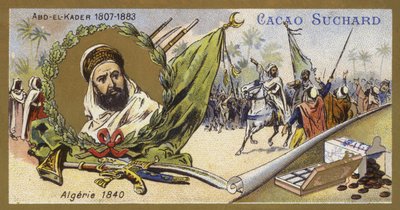 Abdelkader El Djezairi, algerisk sufi-helgen og militærleder, 1840 af European School
