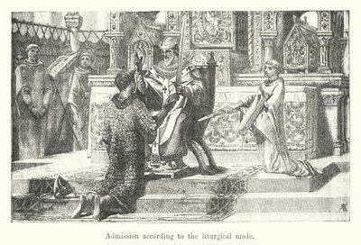 Adgang i henhold til den liturgiske tilstand (gravering) af European School