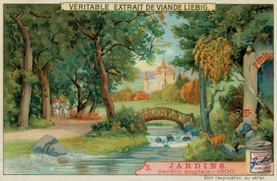 En engelsk have fra 1800-tallet af European School
