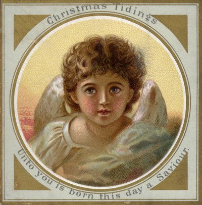 Engel (chromolitho) af European School