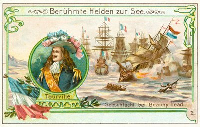 Anne Hilarion de Tourville, fransk admiral, og slaget ved Beachy Head af European School
