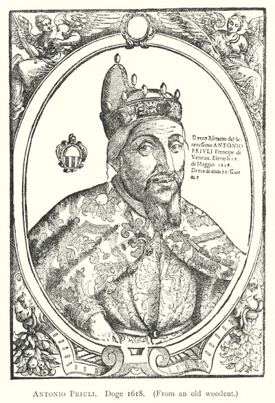 Antonio Priuli, Doge 1618 (gravering) af European School