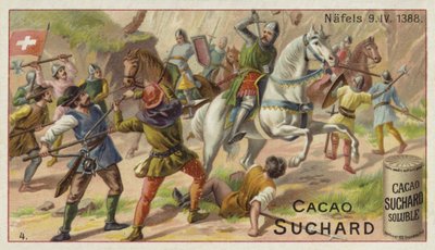 Slaget ved Naefels, Schweiz, 9. april 1388 af European School