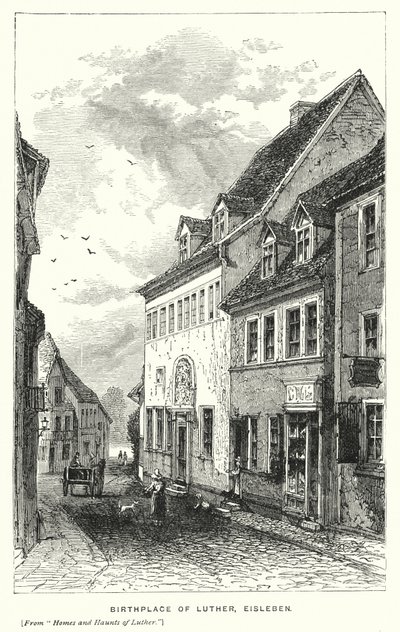 Luthers fødested, Eisleben (gravering) af European School