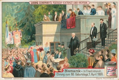 Bismarck, Liebig-kort, begyndelsen af det 20. århundrede (chromo) af European School