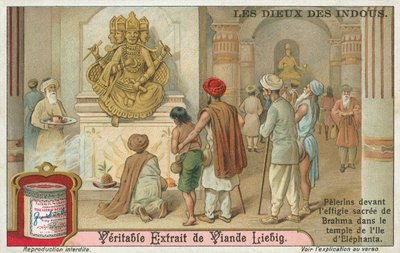 Brahma, Liebig-kort, begyndelsen af det 20. århundrede (chromo) af European School