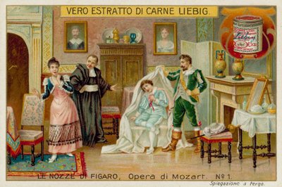 Cherubino, Greven, Susannah og Basilio af European School