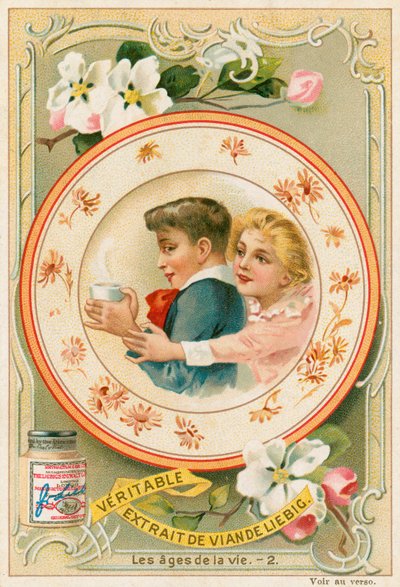 Barndom (chromolitho) af European School