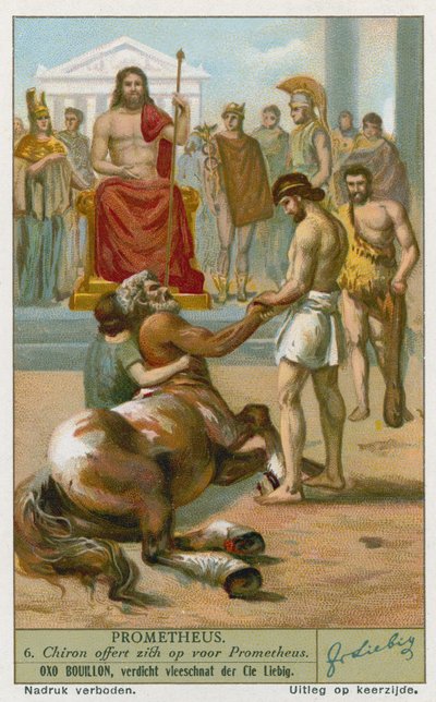 Chiron offers himself before Prometheus  af European School