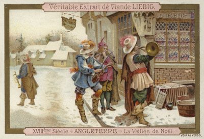 Juleaften i England, 1700-tallet af European School