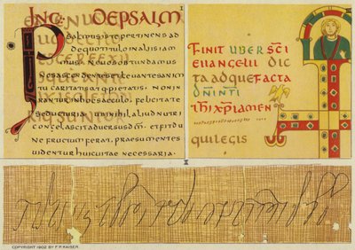 Cicero i palimpsest (farvelitografi) af European School