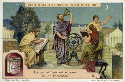 Claudius Ptolemy, Greco-Roman astronomer and mathematician and geographer  af European School