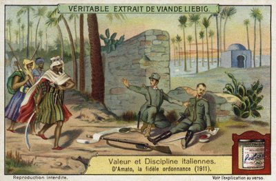 DAmato, the faithful orderly, 1911  af European School