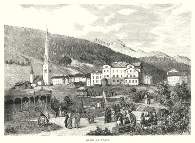 Davos am Platz (gravering) af European School