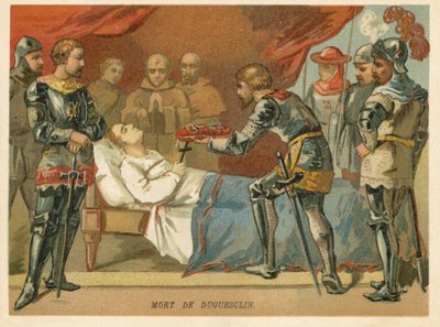 Bertrand du Guesclin, fransk militærkommandant, døde i 1380 af European School