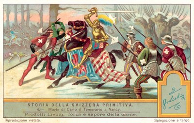 Karl den Drives død i slaget ved Nancy, 1477 af European School