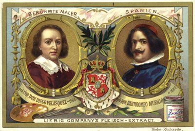 Diego Velasquez and Bartolome Murillo, Spanish artists  af European School
