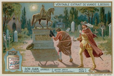 Don Giovanni inviterer statuen af Commendatore til middag af European School