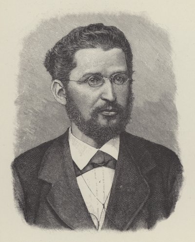 Edward Bernstein, tysk socialdemokratisk filosof og politiker (litografi) af European School