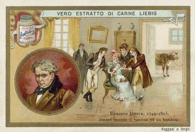 Edward Jenner, engelsk læge og videnskabsmand, der opdagede en vaccine mod kopper af European School