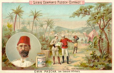 Emin Pasha i Centralafrika (chromolitho) af European School