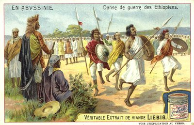 Ethiopian war dance  af European School