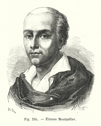 Etienne Montgolfier (gravering) af European School
