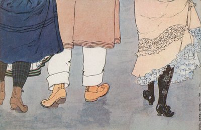 Fødder (farvelitografi) af European School