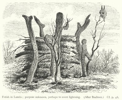 Fetich i Lunda (gravering) af European School