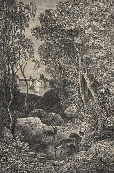 Fontainebleau (gravering) af European School