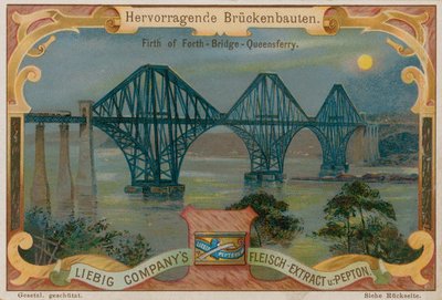 Forth Bridge over Firth of Forth, Skotland af European School