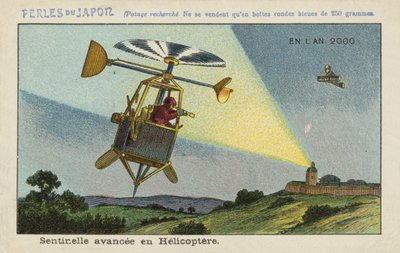 Fremskudt vagtpost i en helikopter i år 2000 af European School