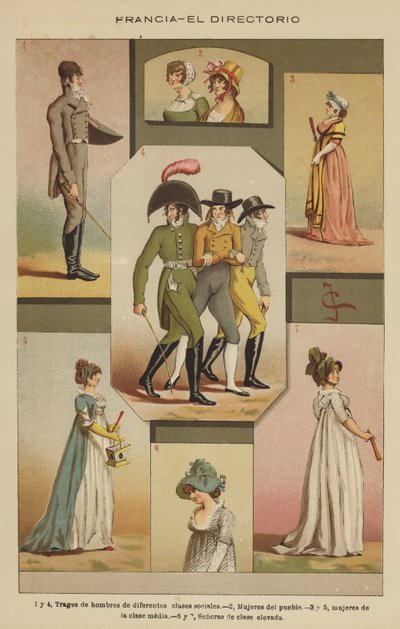 Frankrig, Vejviseren (farve litho) af European School