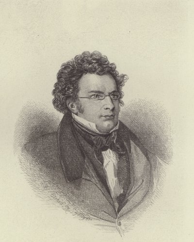 Franz Schubert (gravering) af European School