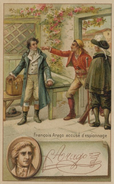 Fransk videnskabsmand Francois Arago anklaget for spionage af spanierne, Mallorca, 1808 af European School