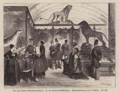 Pelsvaresektion på Berlin Exhibition Of Trade And Industry, Tyskland af European School