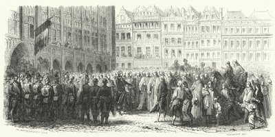 General Dumouriez og den franske hær i Bruxelles af European School